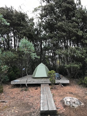 Tent platform at Windermere